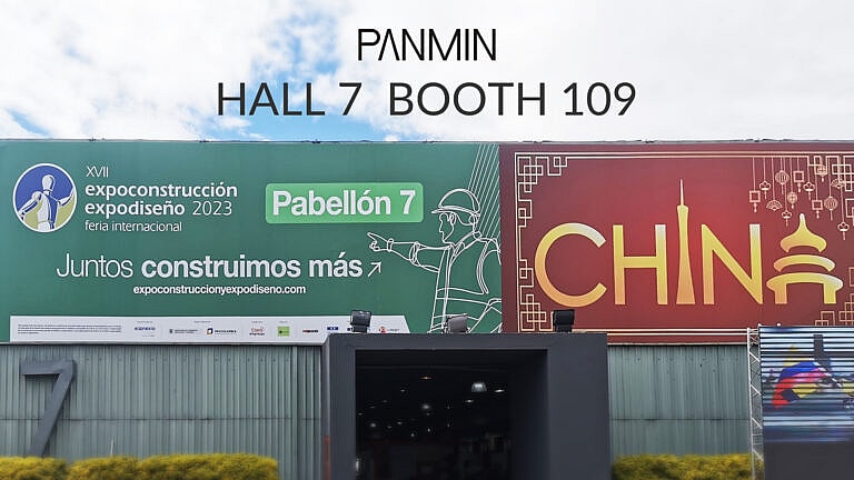 PANMIN Shines at 2023 Bogota International Building Materials Exhibition