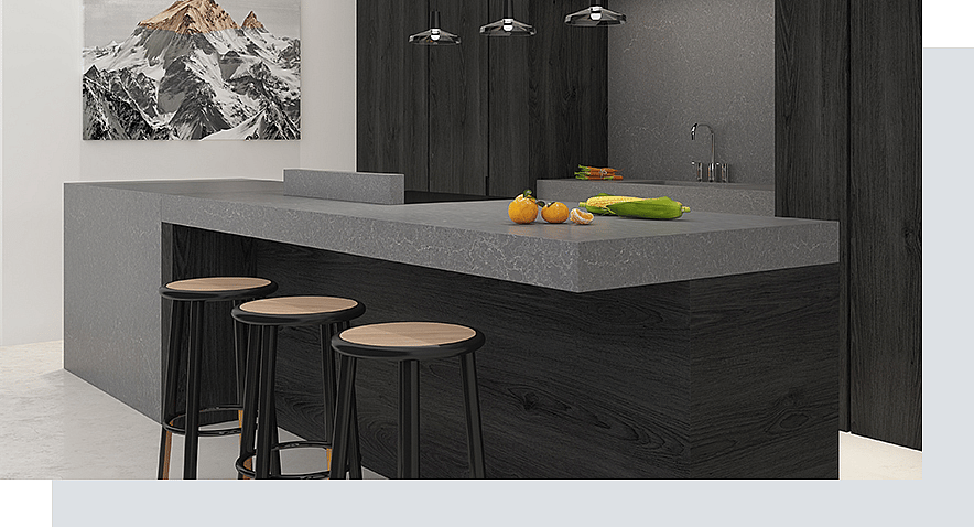 5 Kitchen Design Ideas Using Veined Quartz Countertops 4 Quartz Surfaces PMC1412