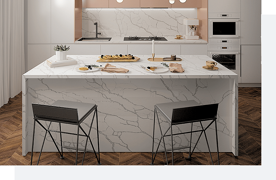 How Can Calacatta Quartz Elevate Your Interior Design? 1 Stone Surfaces PMC1634