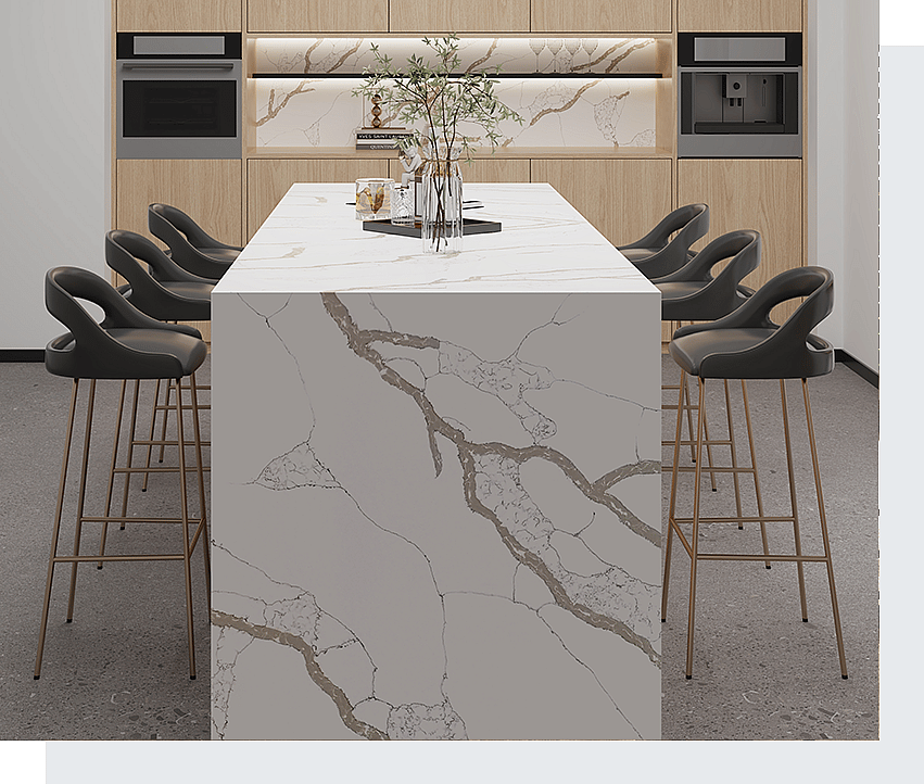 How Can Calacatta Quartz Elevate Your Interior Design? 5 Stone Surfaces PMC1922