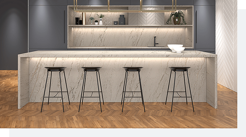 The Top 5 Calacatta Quartz Patterns for Luxe Interiors 2 Stone Surfaces PMC1492