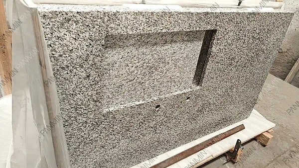 Granite Countertop Tiger Skin White Commercial Project