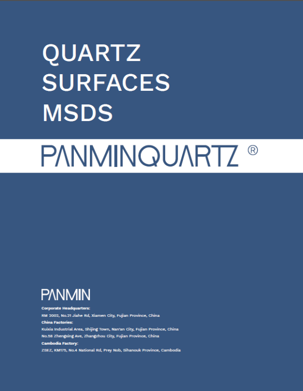 PANMINQUARTZ® Surfaces Material Safety Data Sheet